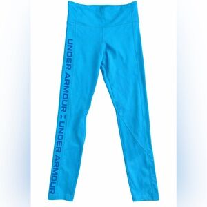 Under Armour HeatGear Blue Compression Leggings Size Small